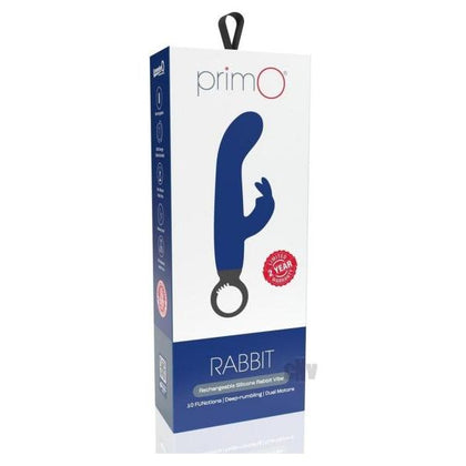 Screaming O PrimO Rabbit Navy - Powerful Dual-Stimulation Vibrator for Women, Intense Pleasure in a Sleek Design