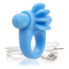 Introducing the Charged Skooch Ring Blue Vibrating Cock Ring: The Ultimate Pleasure Enhancer for Him and Her - Adult Naughty Store