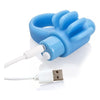 Charged Skooch Ring Blue Vibrating Cock Ring - The Ultimate Pleasure Enhancer for Intense Stimulation - Adult Naughty Store