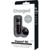 Charged Vooom® RC Remote Control Bullet Black - The Ultimate Rechargeable Vibrating Pleasure Enhancer for All Genders, Intense Stimulation for Any Pleasure Zone - Adult Naughty Store