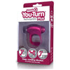 Introducing the You Turn Plus Merlot Rechargeable Vibrating Ring - A Versatile Pleasure Companion for All Genders!