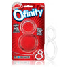 Ofinity Double Erection Ring - Clear: The Ultimate Male Pleasure Enhancer for Enduring Erections and Intense Orgasms