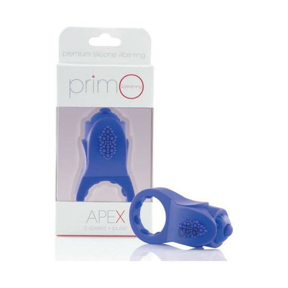 Primo Apex Blue Silicone Vibrating Ring for Couples - Model PA-001 - Enhance Pleasure and Intimacy in Style

Introducing the Primo Apex PA-001 Silicone Vibrating Ring for Couples - Elevate Intimacy and Heighten Pleasure with Style