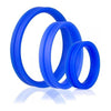 Ringo Pro X3 Blue Silicone Cock Ring Variety Pack for Enhanced Pleasure and Performance - Adult Naughty Store