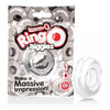 RingO Biggies Clear Thick Cock Ring - Premium Silicone SEBS Penis and Testicle Enhancer for Impressive Endurance and Pleasure - Model RB-1001 - Male - Intensified Sensations - Clear - Adult Naughty Store