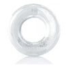 RingO Biggies Clear Thick Cock Ring - Premium Silicone SEBS Penis and Testicle Enhancer for Impressive Endurance and Pleasure - Model RB-1001 - Male - Intensified Sensations - Clear - Adult Naughty Store