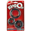 Ringo x3 3 Pack C Rings 6 Packs Per Box Black - Adult Naughty Store