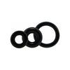 Ringo x3 3 Pack C Rings 6 Packs Per Box Black - Adult Naughty Store