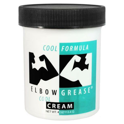 Elbow Grease Cool Cream Formula 4 Ounce - Premium Lubricant for Enhanced Sensual Pleasure