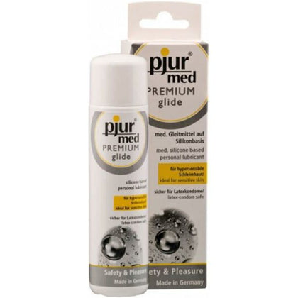 Pjur Med Premium Glide Silicone Lubricant 3.4 Ounce - The Ultimate Sensation for Intimate Pleasure