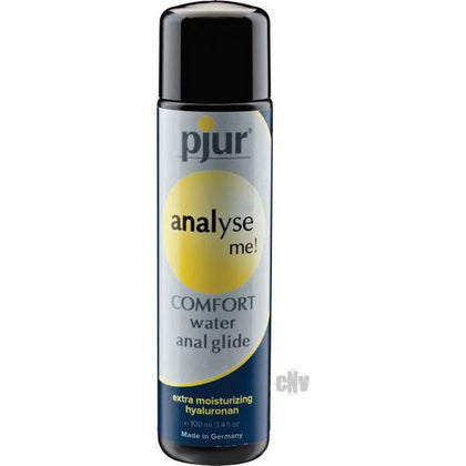 Pjur Analyse Me! Comfort Anal Lubricant 3.4oz - Premium Silicone-Based Lube for Ultimate Anal Pleasure - Model AM-340 - Unisex Formula for Enhanced Sensations - Long-lasting & Hypoallergenic - Transparent