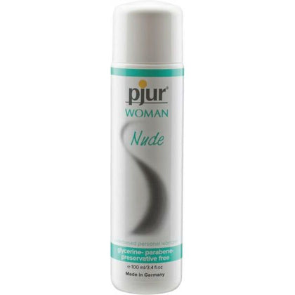 Pjur Woman Nude Water-Based Lube 3.4oz - Premium Quality, Additive-Free Lubricant for Women's Delicate and Sensitive Skin - Odorless, Tasteless, Preservative-Free, Glycerine-Free, and Paraben-Free - Conditions and Protects Without Stickiness