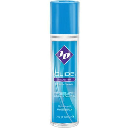 ID Glide Natural Feel Water Based Lubricant Pump 17 Ounces - The Ultimate Pleasure Enhancer for Intimate Moments