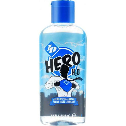 Hero H2O Water Based Lubricant 4.4 Ounce - Premium Hypoallergenic Personal Lubrication for All Genders, Unleash Pleasure in Every Intimate Encounter, Latex-Friendly Formula, Paraben and Glycerin Free, Long-Lasting & Non-Drying - Clear