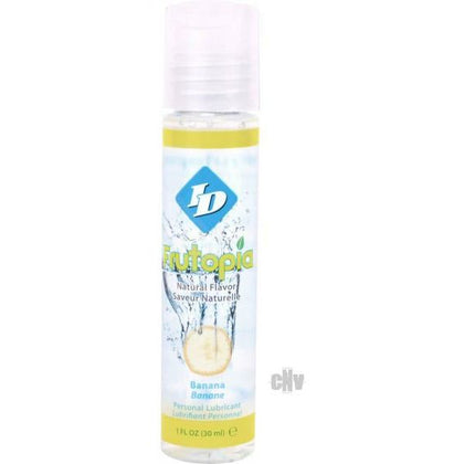 ID Frutopia Lubricant Banana 1oz - Deliciously Flavored Vegan-Friendly Water-Based Personal Lube for Intimate Pleasure - Enhance Your Bedroom Experience with a Burst of Banana Bliss - Adult Naughty Store