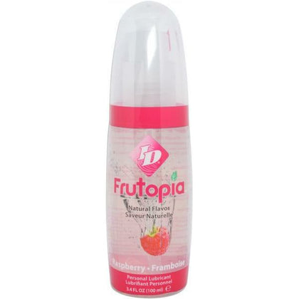 Frutopia Flavored Lubricant Raspberry 3.4 Ounce - The Sensual Delight for Pure Pleasure - Water-Based, Vegan, and Latex Friendly