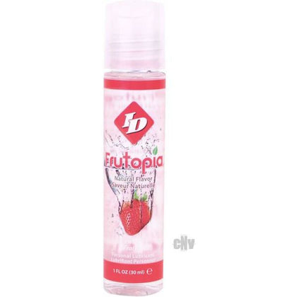 ID Frutopia Strawberry Flavored Water-Based Lubricant 1oz Bottle - Enhance Intimate Pleasure for All Genders - Adult Naughty Store