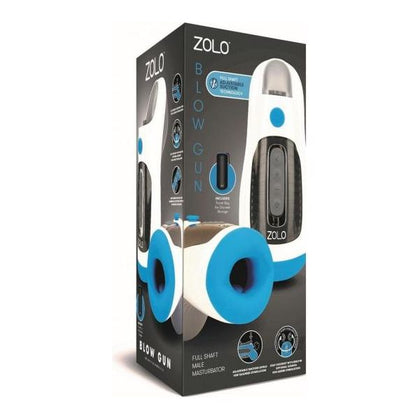 ZOLO Blow Gun Male Masturbator - Adjustable Suction Technology - Model X1 - For Intense Pleasure - Black
