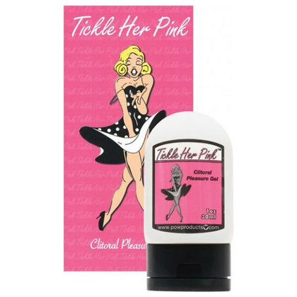 Introducing the Tickle Her Pink Clitoral Pleasure Gel - Model X1: Unleash Unprecedented Orgasmic Bliss for Women!