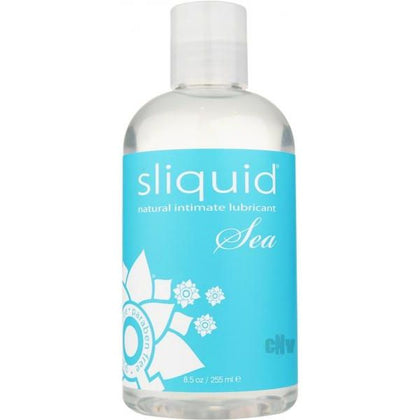 Sliquid Naturals Sea Carragreen Water-Based Intimate Lubricant 8.5oz - Vegan-Friendly, Long-Lasting, and Easy to Clean Up - Adult Naughty Store