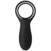 LuxuriaX Rechargeable Torpedo Black Vibrating Ring - Model XR2500 - For Couples Pleasure - Intense Stimulation for Him and Her - Adult Naughty Store