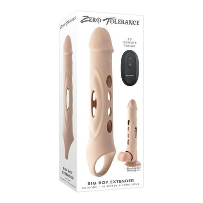ZT Big Boy Extender Light - Remote-Control Vibrating Penis Extender for Men - Model ZTBE-1001 - Enhance Your Pleasure - Black