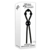 Luxurious Silicone Lasso Cock Ring - Ultimate Pleasure Enhancer for Men - Model XR-5000 - Black - Adult Naughty Store