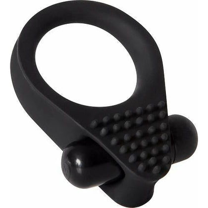 Black Knight Vibrating Cock Ring - Model XK-500 - For Men - Intense Pleasure - Black - Adult Naughty Store