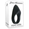 Zero Tolerance Night Rider Vibrating Cock Ring Black - The Ultimate Couples Pleasure Enhancer - Adult Naughty Store