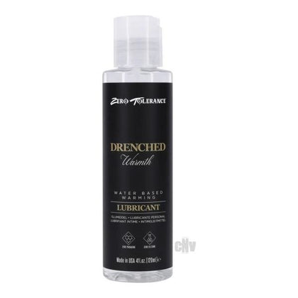 Zt Drenched Warmth Water-Based Lubricant 4oz - Personal Pleasure Enhancer for Penile, Anal, and Vaginal Play, Perfect for Intimate Comfort and Moisturisation 🔥