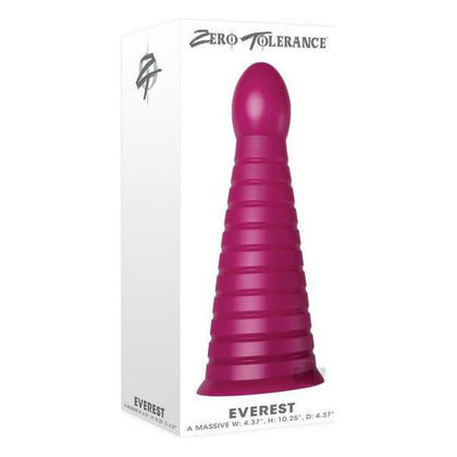 ZT Everest Red - Extra Girth Anal Plug for Advanced Players - Model ZT-ERX-001 - Unisex - Intense Backdoor Pleasure - Vibrant Red - Adult Naughty Store