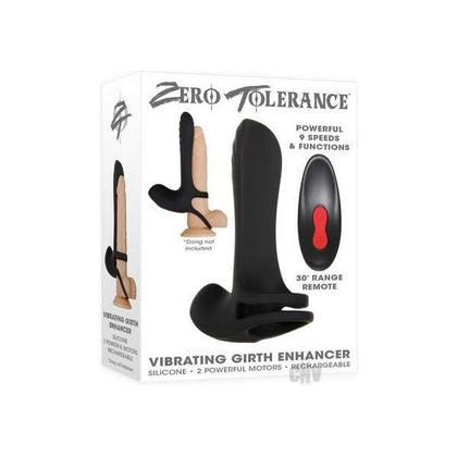 Zt Vibrating Girth Enhancer Black-Red - Adult Naughty Store