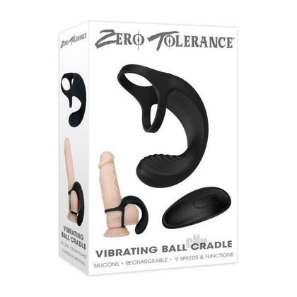 ZT Vibrating Ball Cradle Black - Adult Naughty Store