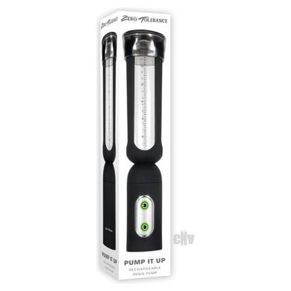ZT Pump It Up Black-Clear Suction Penis Pump for Men - Model ZTPU-5000 - Enhance Size, Stamina, and Pleasure