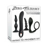 Adam's Pleasure Prostate Kit - Model AP-4B - Male Prostate Stimulation Set - Black