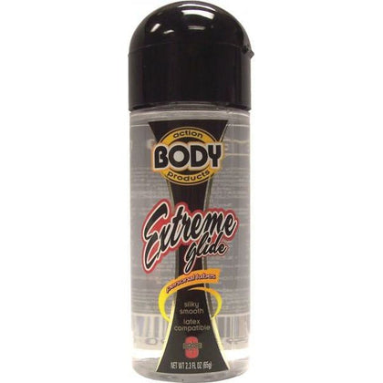 Body Action Extreme Glide Silicone Based Lubricant - Long-Lasting Pleasure Enhancer for All Genders - Model: Classic 2.3oz - Waterproof Formula for Uninterrupted Intimacy - Intensify Your Sensual Experience - Available in Various Colors
