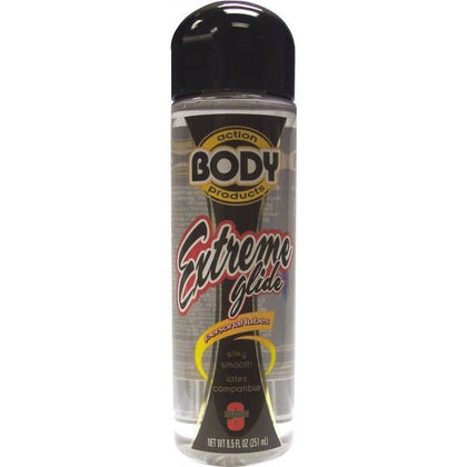 Body Action Extreme Glide Silicone Based Lubricant 8.5 Ounce - The Ultimate Long-Lasting Pleasure Enhancer for Intense Intimacy