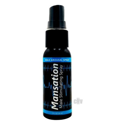 Mansation Male Stimulation Spray - Intense Pleasure for Men - Model MS-1 - Penile Stimulation - 1oz Bottle - Sensational Sensations - Clear - Adult Naughty Store