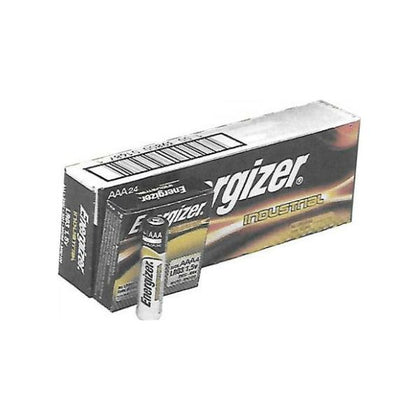 Energizer Alkaline Industrial AAA Batteries - Reliable Power for Compact Toys - Model: AAA-24IND - Unisex - Multi-Purpose Pleasure - 24 Pack