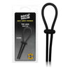 Rock Solid Lasso Single Adjustable Lock Black Cock Tie - Premium Silicone Erection Ring for Enhanced Performance and Pleasure - Adult Naughty Store