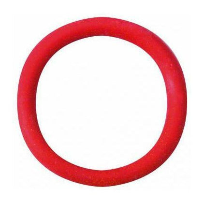 Introducing the SensaRings Rubber C Ring 1 1/4 Inch - Red: The Ultimate Pleasure Enhancer for Men