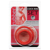 Red Rubber C Ring Set - Enhance Your Pleasure with the Graduated Cock Rings