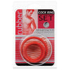 Red Rubber C Ring Set - Enhance Your Pleasure with the Graduated Cock Rings - Adult Naughty Store