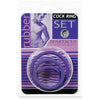 Introducing the PleasureMax Pro Triple Rubber C Ring Set - Purple: Enhance Stamina and Sensation for All Genders, Perfect for Intimate Pleasure! - Adult Naughty Store