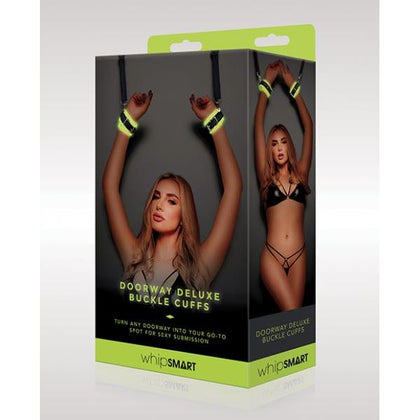 Whip Smart Glow In The Dark Deluxe Buckle Cuffs - Adult Naughty Store