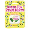 Introducing the SensaMints Peppermint Penis Shaped Breath Mints - The Perfect Adult Pleasure Companion!