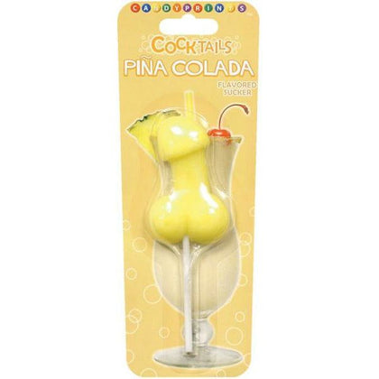 Candyprints Cocktail Suckers - Penis Shaped Pina Colada Flavored Lollipop - Non-Alcoholic, 1.1 oz