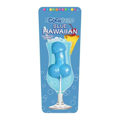 Introducing the Luscious Licks Cocktails Flavored Sucker - Blue Hawaiian: The Ultimate Pleasure Companion