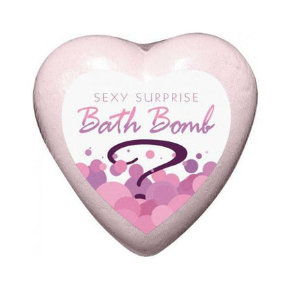 Sensual Pleasures Heart-shaped Bath Bomb with Vibrating Toy - Model SPT-001 - For Couples - Clitoral Stimulation - Pink Champagne - Adult Naughty Store