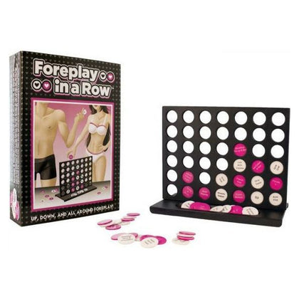 Introducing the Sensual Pleasures Foreplay In A Row Connection Game - The Ultimate Intimacy Experience for Couples - Adult Naughty Store